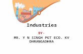 Industries BY- MR. Y N SINGH PGT ECO. KV DHRANGADHRA.