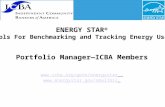 Portfolio Manager—ICBA Members   ENERGY STAR  Tools For Benchmarking and Tracking Energy Use.