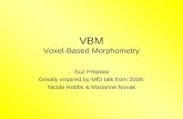 VBM Voxel-Based Morphometry Suz Prejawa Greatly inspired by MfD talk from 2008: Nicola Hobbs & Marianne Novak.