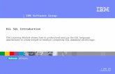® IBM Software Group © 2006 IBM Corporation EGL SQL Introduction This Learning Module shows how to understand and use the EGL language abstractions to.