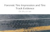 Forensic Tire Impression and Tire Track Evidence Ch 19 p 377-389.