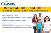 Medicaid, BHP, and CHIP: Current Issues in ACA Implementation Eliot Fishman, PhD Director, Children and Adults Health Program Group Center for Medicaid.