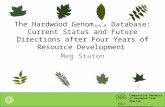 Comparative Genomics of Hardwood Tree Species  Comparative Genomics of Hardwood Tree Species .