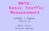 MRTG: Basic Traffic Measurement AfNOG / Rabat 2008.05.30 Mark Tinka Michuki Mwangi.
