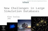 New Challenges in Large Simulation Databases Alex Szalay JHU.