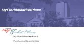 MyFloridaMarketPlace Purchasing Opportunities.  Doing Business with Florida  Register with MFMP  State Term Contracts  Transparency  Resources Page.