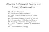 Chapter 8. Potential Energy and Energy Conservation 8.1. What is Physics? 8.2. Work and Potential Energy 8.3. Path Independence of Conservative Forces.