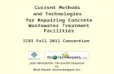 ICRI Fall 2011 Convention John Weisbarth- The Euclid Chemical Co. Mick Honek- Geotechniques Inc. Current Methods and Technologies for Repairing Concrete.