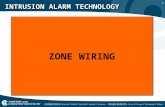 1 INTRUSION ALARM TECHNOLOGY ZONE WIRING. 2 INTRUSION ALARM TECHNOLOGY The CP manufacturer will dictate how their panel should be wired. Parallel circuits.