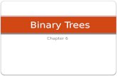 Chapter 6 Binary Trees. 6.1 Trees, Binary Trees, and Binary Search Trees Linked lists usually are more flexible than arrays, but it is difficult to use.