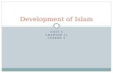 UNIT 5 CHAPTER 11 LESSON 3 Development of Islam. Vocabulary Pilgrimage (hajj)– journey to a place of religious importance Mecca – Holiest site in Islam.