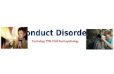 Conduct Disorder Psychology 7936 Child Psychopathology.