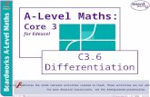 © Boardworks Ltd 2006 1 of 56 © Boardworks Ltd 2006 1 of 56 A-Level Maths: Core 3 for Edexcel C3.6 Differentiation This icon indicates the slide contains.