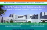 Institute of Microbial Technology, Chandigarh, India Email: raghava@imtech.res.in imtech.res.in