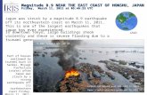 Magnitude 8.9 NEAR THE EAST COAST OF HONSHU, JAPAN Friday, March 11, 2011 at 05:46:23 UTC Japan was struck by a magnitude 8.9 earthquake off its northeastern.