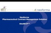 Neoforma Pharmaceutical Contract Management Solution IdealECP™