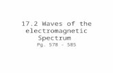 17.2 Waves of the electromagnetic Spectrum Pg. 578 - 585.