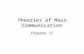 Theories of Mass Communication Chapter 11. Marshall McLuhan The Mechanical Bride (1951) The Gutenberg Galaxy: The Making of Typographic Man (1960) Understanding.