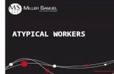 ATYPICAL WORKERS. Overview Agency Workers Casual Workers Fixed-Term Workers Apprentices Volunteers, interns and work experience Consultants and Self-employed.