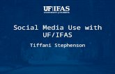 Social Media Use with UF/IFAS Tiffani Stephenson.