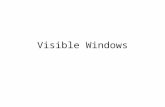 Visible Windows. Early Windows Started with Windows 1 – an overlay on DOS that crashed more than it ran. Finally got things smoothed out with Windows.