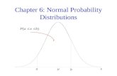 Chapter 6: Normal Probability Distributions. Chapter Goals Learn about the normal, bell-shaped, or Gaussian distribution. How probabilities are found.