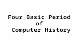 Four Basic Period of Computer History. Pre-mechanical Age Mechanical Age Electromechanical Age Electronic Age.