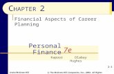 Irwin/McGraw-Hill © The McGraw-Hill Companies, Inc., 2004. All Rights Reserved. 2-1 C HAPTER 2 Personal Finance Financial Aspects of Career Planning Kapoor.