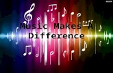 Music Makes A Difference. Why Incorporate Music in the Classroom? Music education helps children learn in school Children learn concepts more easily when.