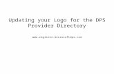 Updating your Logo for the DPS Provider Directory .