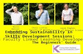 The Beginners’ Guide Embedding Sustainability in Skills Development Sessions: 3 Faculty Linked Learning Developers Kevin Watson: Faculty of Humanities.