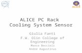 ALICE PC Rack Cooling System Sensor Marco Boccioli André Augustinus Giulia Fanti F.W. Olin College of Engineering.
