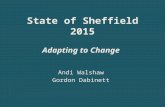 State of Sheffield 2015 Andi Walshaw Gordon Dabinett Adapting to Change.