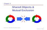 Concurrency: shared objects & mutual exclusion1 ©Magee/Kramer 2 nd Edition Chapter 4 Shared Objects & Mutual Exclusion.