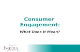 Consumer Engagement: What Does It Mean?. Consumer Engagement: What Does it Mean? FramingKeynote: Bob DeSena, CEO Engagement Marketing Group ResearchPerspective: