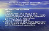 TECHNOLOGY FOR ARTIFICIAL SPAWNING OF TINCA TINCA SPECIES – TENCH TECHNOLOGY DISPLAY Object The elaborated technology is after controlled spawning of Tinca.
