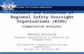 International Civil Aviation Organization Features and Evolution of Regional Safety Oversight Organisations (RSOO) Comparative Analysis Mikołaj Ratajczyk.