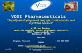 June 2003 VDDI Pharmaceuticals (Asia Pacific) CONFIDENTIAL 1 VDDI Pharmaceuticals “Rapidly developing novel drugs for cardiovascular and infectious diseases”