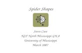 Spider Shapes Steve Case NSF North Mississippi GK-8 University of Mississippi March 2007.
