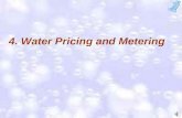 4. Water Pricing and Metering 2  Water use responds to changes in price  An effective water pricing is an important mechanism of water demand management.