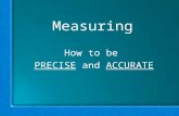 Measuring How to be PRECISE and ACCURATE. How to Measure MASS MASS – the amount of MATTER in an object; measured in grams (gm) Triple Beam Balance.