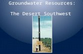 Groundwater Resources: The Desert Southwest. What has happened to groundwater levels in the area investigated as time has progressed? What were the reasons.