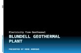 Electricity from Geothermal. Developing the Geothermal Resource for Power Generation  Geothermal Well Characteristics  Vapor Dominated  Dry Steam