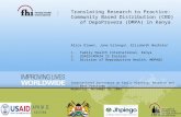 Translating Research to Practice: Community Based Distribution (CBD) of DepoProvera (DMPA) in Kenya Alice Olawo 1, Jane Gitonga 2, Elizabeth Washika 3.