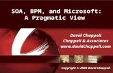 SOA, BPM, and Microsoft: A Pragmatic View David Chappell Chappell & Associates  Copyright © 2006 David Chappell.