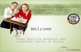 Welcome Texas AgriLife Research and Extension Center at Dallas.