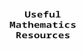 Useful Mathematics Resources. VDOE Resources E.S.S. Lesson Plans  Search.