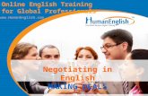 © 2009-2011 Globuspeak Inc. All Rights Reserved. Online English Training for Global Professionals  Negotiating in English MAKING DEALS.