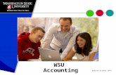 Introduction to WSU Accounting Updated October 2014.