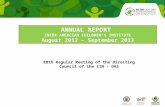 ANNUAL REPORT INTER AMERCIAN CHILDREN’S INSTITUTE August 2012 – September 2013 88th Regular Meeting of the Directing Council of the IIN - OAS.